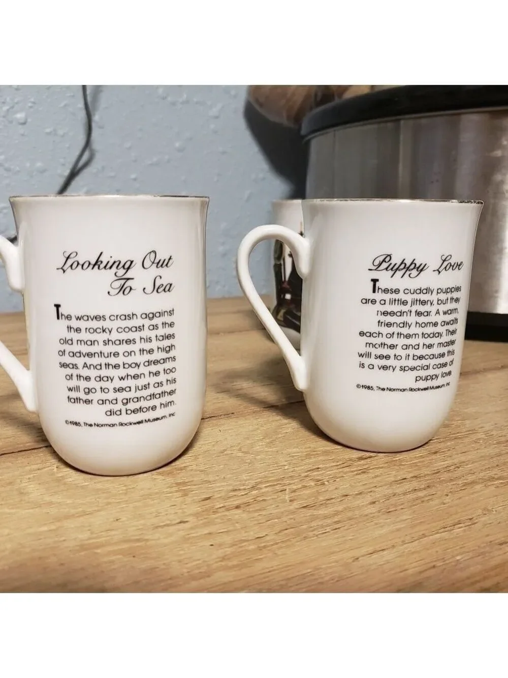 Norman Rockwell Mug Set